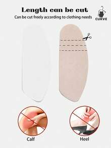 40 Pieces/Set Disposable Non-Woven Thigh Friction Pads, Suitable For Large Sizes, Anti-Chafing Thigh Protectors, Soft And Breathable Non-Chafing Strips, Sweat-Proof And Invisible, Suitable For Men And Women, Ultra-Thin Thigh Protectors, Suitable For Outdoor, Travel, Running, Hiking, Fitness And Daily Wear, Lightweight And Comfortable Thigh Anti-Chafing Stickers, Skin-Friendly And Easy To Apply, Perfect For Skirts, Shorts And Dresses - 厚款 - 查看 3