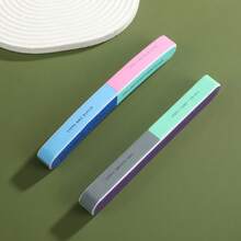 1pc Nail Polishing Tool, 7pcs Surface Sanding Belts, Nail File, 7 Types Of Abrasive Stones, Multi-Function Polishing, Silver Jewelry Polishing, Model Tools - Multicolor - View 4