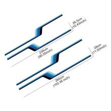 适用于铃木吉姆尼两门/四门车型的车门侧贴纸，车身条纹贴花套装，防水乙烯基薄膜汽车配件 - 汽車貼紙 - 查看 5