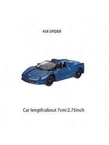 Burago 1:64 Scale  Simulation Racing Car Model SF90 488GTB LAFERRARI Mini Sports Car Collectible Model, Decorative Toy Car - Multicolor - View 4