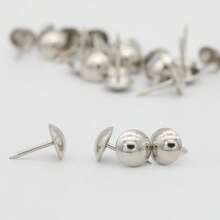 Tacks For Furniture 7/16\ Vintage Furniture Tacks Nails For Upholstery 100pcs Decorative Tack For Furniture DIY Silver Thumb Sofa Nails Furniture Tacks - Silver - 查看 8