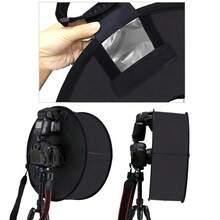 PULUZ 45cm Round Style Macro And Portrait Softbox SpeedLite Flash Light Foldable Diffuser - View 8