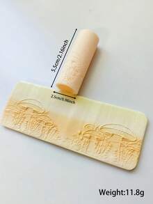 High Precision Pottery Textured Rolling Pin - Durable Plastic Handcraft Mold, Suitable For DIY Jewelry Making And Art Design, Soft Clay Texture Tool With Fine Patterns, Ideal For Unique Handmade, Decorative Earrings | Textured Craft Surface, Jewelry Making Supplies - Texture Roller - View 50