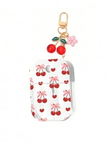1/2pcs Cherry Pattern Spray Bottle, With Cherry Keychain Pendant, Suitable For Travel, 30ml - View 9