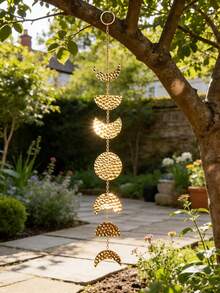 1件波西米亚风月相壁挂装饰，简约现代家居饰品，日月灵性灵感装饰，适用于客厅、卧室、窗边、阳台、花园、冥想空间、瑜伽室、墙面装饰，礼品 - 彩色 - 查看 4