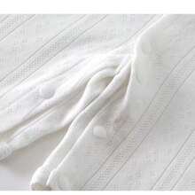 2件装100%纯棉新生儿服装，舒适婴儿连体衣，适合居家和旅行 - 彩色 - 查看 5