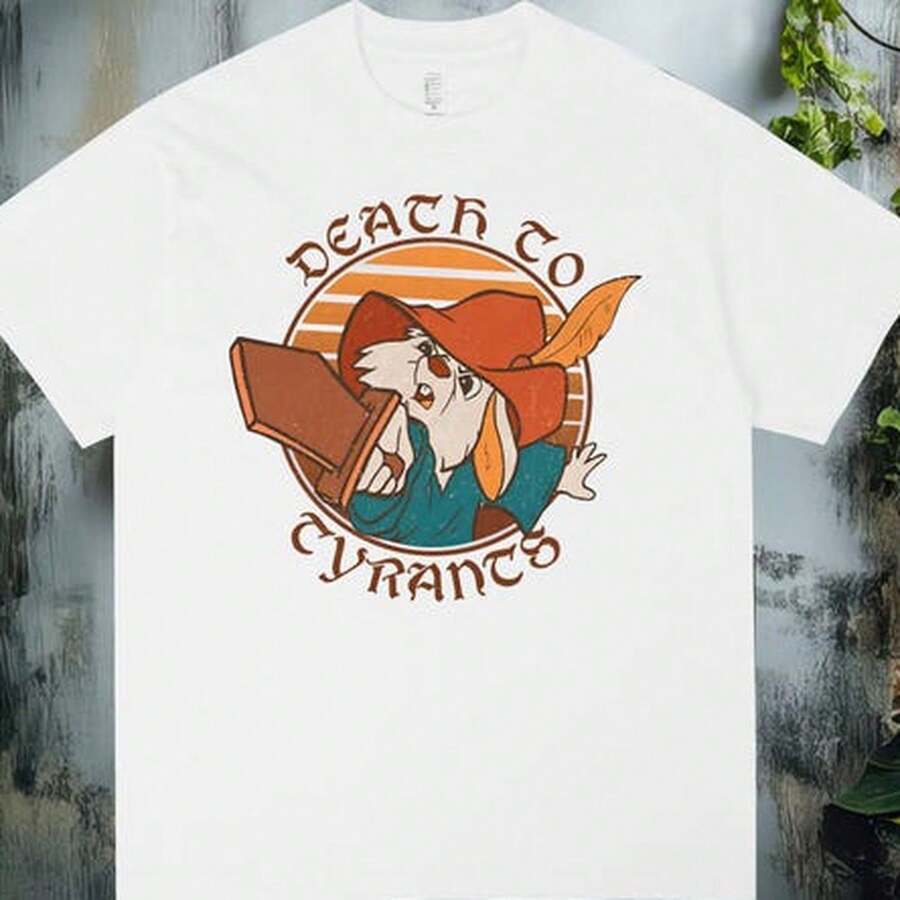 Camiseta Skippy Rabbit Death To Tyran Vintage PR1emI1Um Heavyweight, 100 % algodón, talla M291220g 100% Cotton T-Shirt - M-en - S-HApe and Comfort That LasT-SSuitable for all people, whether woM-en or M-enhigh-quality durable fabric suitable for all seans,ft to the touch but built to lastBreathabletops woM en fall outfiT S for woM en vaC Ation outfiT S woM en costume - Blanco - Ver 1