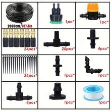 Automatic Garden Drip Irrigation Kit - 4/7mm, Equipped With Brass Mist Nozzle, Suitable For Lawn, Potted Plants And Greenhouse, Lawn Automatic Drip Irrigation System, Potted Plants Greenhouse - Irrigation Kit - View 4