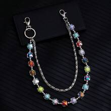 Single-Piece Colorful Dopamine Candy-Colored Waist Chain, Macaron-Colored Pants Chain,  Hip-Hop Style Jeans Chain - Mẫu 1 - Xem 13