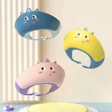 Waterproof Shower Cap For Children, Soft And Adjustable, Baby Hair Protection Cap IOP5 - Rose - View 2