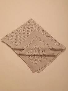 Baby Cotton Knit Blanket, Hollow Out Design, Suitable For Baby In Spring And Summer, Air-Conditioned Room - Multicolor - View 4