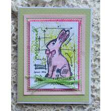 Easter Blueprint Spring Sprung Rabbit Clear Stamp Tattered Sparrow Rubber Stamps Transparent Stamps For DIY Scrapbooking Photo Album Card Gifts - Clear Stamps - View 2