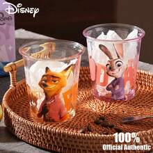 Disney Official Authentic Glass Cup High Beauty Water Cup Winter Milk Cup New Home Reverse Mouth Water Cup 4-Piece Set - Multicolor - View 6