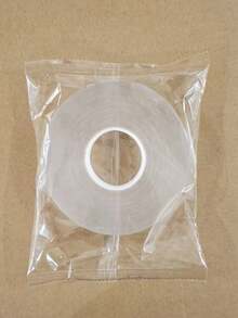 1 Roll (Length 1/3/5/10m) Transparent Double-Sided Tape, Transparent Non-Fading Nano Bubble Glue, Strong Suction Double-Sided Tape - Transparent - View 5