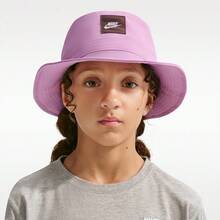 Nike Youth K NK APEX BUCKET SQ FUT Hat, Bucket Hat FB5648-503 - Pink - View 1