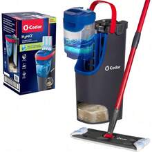 O-Cedar H2prO Flat Mop System | Quick Cleaning Tool | Clean With Clean Water | Machine Washable Reusable Microfiber Mop Pad |  On Wood Floors, Vinyl, Tile, Baseboards, Walls - H2proO - Xem 10