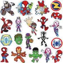 Miếng vá thêu hình siêu anh hùng Marvel Avengers, miếng vá dán nhiệt lên quần áo, phụ kiện áo khoác tự làm. - M - Xem 11