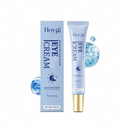 10g Moisturizing Eye Cream, Gentle Hydrating Eye Contour Skin Care Cream, Moisturizing Daily Eye Care, Mild & Refreshing, Non-Greasy, Portable & Compact