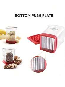 Dụng cụ cắt trái cây dạng cốc - 1 chiếc - Dùng để cắt phô mai, cắt trứng và dâu tây bằng thép không gỉ, cắt rau củ và chuối nhanh chóng, cắt đều, trình bày đẹp mắt, dụng cụ nhà bếp sáng tạo. - Nhiều màu - Xem 4