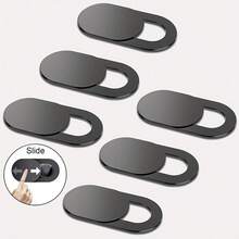 Solid Color Black Alloy Lens Protector 6pcs/10pcs Metal Camera Lens Cover Phone Computer Privacy Protection Cover Photography Webcam Privacy Shield Mother's Day Gift - Multicolor - View 1