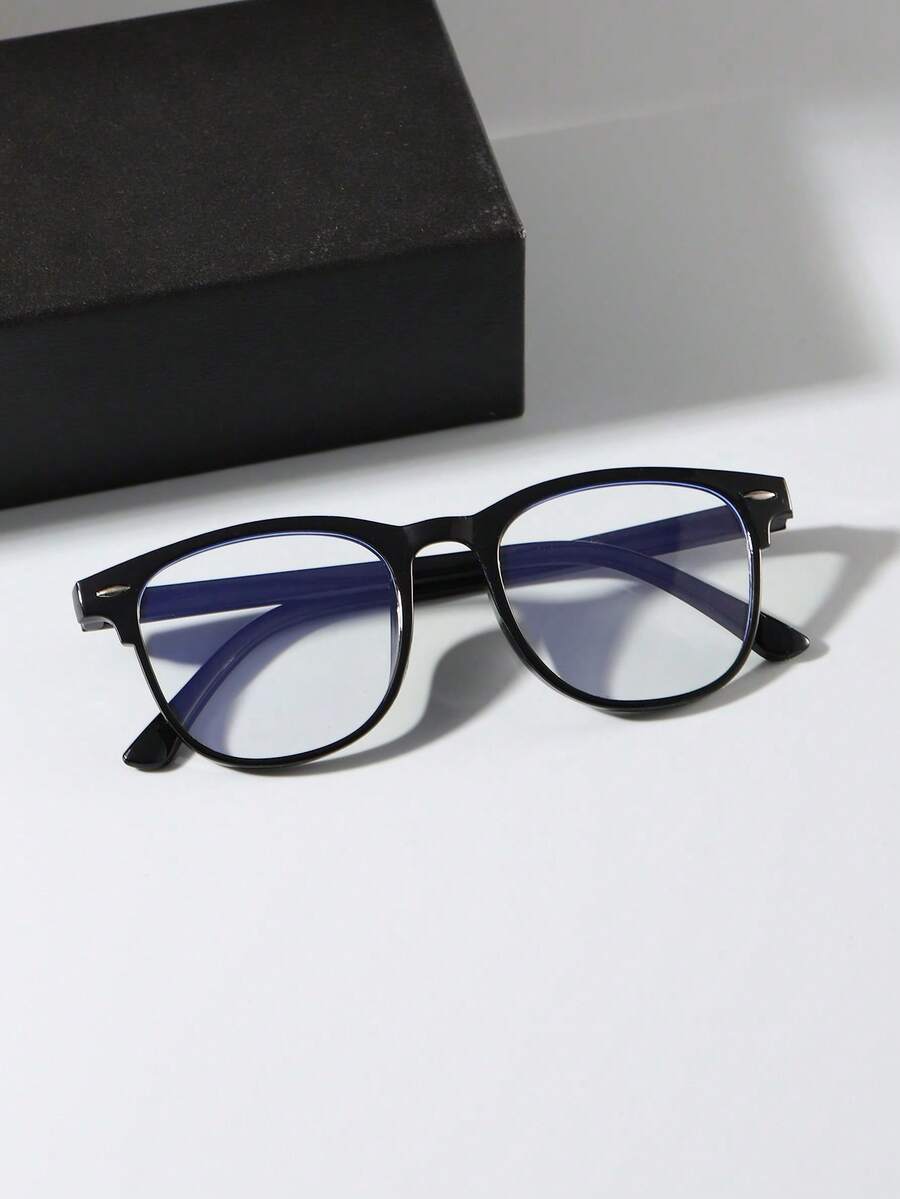 1副经典方形返校黑色眼镜，男士款，透明_88272320_images - 彩色 - 查看 1