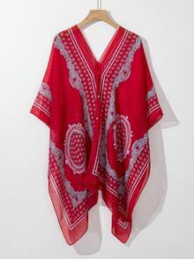 1pc Soft Chiffon Versatile Solid Color Shawl For Women, Sun Protection - Multicolor - View 19