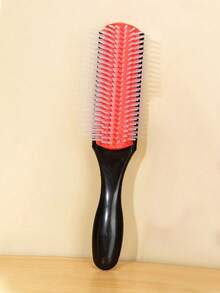 2 pièces Set de brosses, brosse à coussin en nylon à 9 rangées, peigne à queue, convient aux types de cheveux y compris les cheveux bouclés, ondulés, crépus, mouillés/secs/gras/épais/longs. Ce set de brosses comprend une brosse facile à utiliser pour les cheveux bouclés, ondulés, crépus de type 3a à 4c des , convient pour les cheveux mouillés et secs, démêlage facile. Le set comprend également un flacon vaporisateur de 200 ml. - C - Voir 22