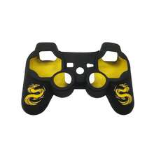 1pc PS3 Controller Cover, Halloween Element Design, Laser Engraved Pattern, Soft Silicone, Anti-Slip, Scratch-Resistant, Enhances Gameplay Experience - View 4