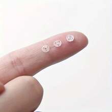 7毫米微型塑料按扣套装，耐用牢固的快速旋转按扣，白/黑/透明混色，适用于DIY工艺品、BJD娃娃服装、迷你服装和手工缝纫项目 - 15PCS混色 - 查看 6