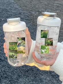 54 Pcs Green Aesthetic Scenery Stickers – Ins-Style Nature & Plants, Low Saturation Square Design, Waterproof For Journals, Scrapbooking, Stationery, Laptop, Phone Case, Water Bottle, Cups & Gift Wrapping Scrapbook Supplies Funny Stickers Kindle - Green Landscape - View 6