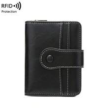 CHARM INFINITE Fashion Mini Wallet Women Short Leather Purse Small Card Holder Coin Purse Lady Style - Multicolor - View 12