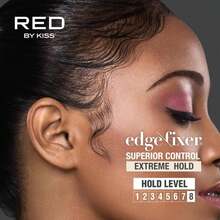 Red By Kiss Edge Fixer Extreme Hold, Strong Edge Control With 24-Hour Hold, Infused With Biotin For Nourishment &Amp; Hydration, No Flaking Or Oily Residue (0.5 Fl.Oz.) - ColorA - 查看 3
