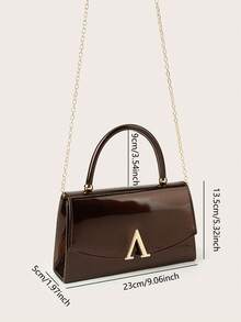 这款优雅精致、低调奢华的纯色漆皮手拿包轻巧便携，适合青少年、女性、大学生、年轻职业人士和上班族。它是办公室、校园、工作、商务、通勤、户外活动、旅行、野餐、派对、婚礼、晚宴和正式晚宴的理想之选。 - 銅色 - 查看 8