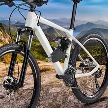 Aohuada 80cc Gas Powered Bicycle Motor Kit – 2.1KW Fuel Efficient 2-Stroke Engine With LCD, Converts Regular Bike To Motor Bike, 23.6 MPH Top Speed, Durable Aluminum/Iron Build - Black - View 6