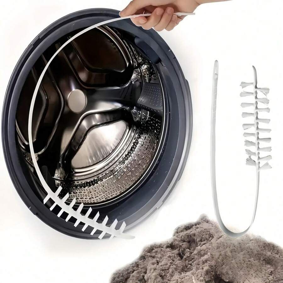 Bộ cọ vệ sinh máy giặt 2/3 món, bao gồm cọ lồng giặt, cọ tường bên trong, cọ cán dài, cọ khe hẹp, dụng cụ vệ sinh.