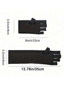 1 双 UV 防护凝胶美甲手套，粉色露指手套，美甲师、DIY 美甲爱好者和美甲沙龙的理想之选（情人节、母亲节礼物），美甲用品，美甲工具，美甲工具，返校季，美甲贴纸 - 彩色 - 查看 3