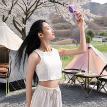 6pcs Portable Mini Fan Handheld Personal Small Fan With 3-Speed For Travel, Long-Lasting Rechargeable Fan, Rechargeable Fan, Rechargeable Portable Fan, USB Rechargeable Battery Operated Mini Fan - Style 4 - View 9