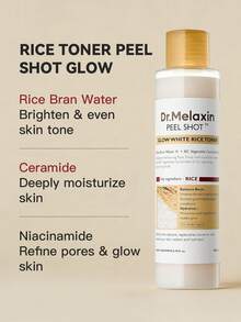 Dr.Melaxin 亮白保湿温和洁面爽肤水，200毫升，含白米提取物，清爽保湿柔肤，适合所有肤质，日常护理 - 煥亮白米光感爽膚水 200ml - 查看 4