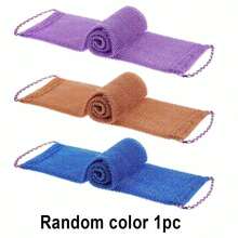 African Exfoliating Mesh Sponge, African Bathing Back Scrub Towel, Shower Loofah Body Scrubber With Pull Cord, African Exfoliating Mesh Sponge With Rope Handle, Unisex Long Bathing Sponge For Smoother And Cleaner Skin, Multi-Functional Exfoliating Face Towel, Elastic Back Scrubber, Suitable For Shower, Skin Cleansing And Massage - Suitable For Men And Women - Random Color - View 8