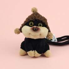 Sombrero corto marrón oscuro