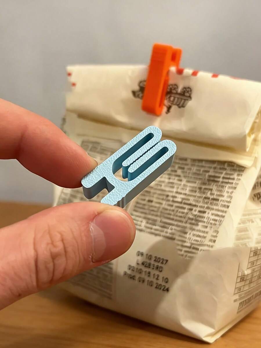 Clips de plástico duraderos para bolsas de alimentos, adecuados para sellar bolsas de aperitivos de cocina - Multicolor - Ver 1