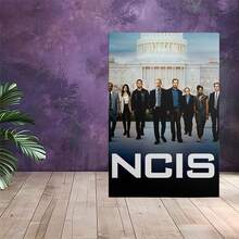 1pc Framed NCIS TV Show Movie Poster Canvas Wall Art - Durable Canvas Print With Pre-Drilled Holes, Ready To G, Vibranolors & High-Quality Print For Living Room, Bedroom, Office Decor - Perfect Gift For Fans, Tv Wall Decor, Bedroom Artwork, Modern Aesthetic, Sk Frame Design, Home Decoration, Contemporary Artwork, Premium Artwork, Collectors Item - 有框架 - 查看 4