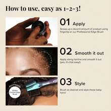 Red By Kiss Edge Fixer Extreme Hold, Strong Edge Control With 24-Hour Hold, Infused With Biotin For Nourishment &Amp; Hydration, No Flaking Or Oily Residue (0.5 Fl.Oz.) - ColorA - 查看 6