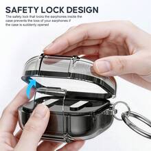 Galaxy Buds4Pro Earphone Protective Case With Stand - Black - View 9