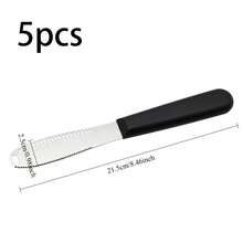 1/2 Juego de Cuchillos de Mantequilla de Acero Inoxidable de Lujo - Diseño de Borde Recto Ancho, Fácil Esparcimiento para Sándwiches, Queso y Condimentos - Herramienta Esencial de Cocina - Ver 5