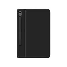 適用於 Galaxy Tab S10/S9 FE 10.9 吋/S10+/S9 Plus/S9 FE+ 12.4 吋/S10 Ultra/S9 Ultra/S8 Ultra 14.6 吋平板電腦的智慧書本式保護殼，磁吸設計，支援橫向與縱向放置，附筆槽，自動休眠與自動喚醒 - 黑色 - 查看 4
