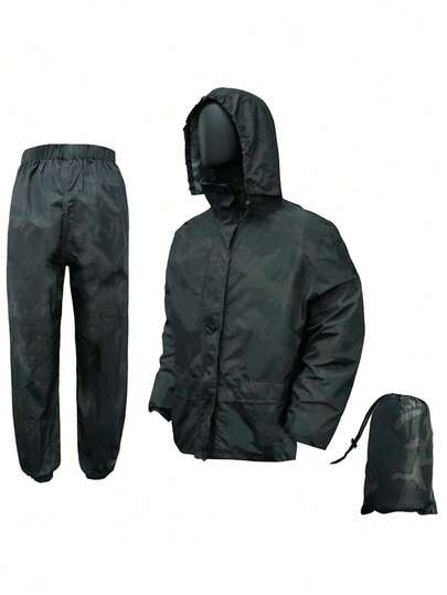 3 Piezas Impermeable Grueso Resistente al Viento para Adultos, Traje de 3 Piezas, Chubasquero Unisex con Capucha Portátil, Ropa Impermeable de Secado Rápido y Reutilizable para Senderismo, Parque Temático, Parque de Atracciones, Impermeable con Cordón Unisex Grueso Resistente a las Tormentas para Hombres y Mujeres, Chubasquero Portátil Resistente al Viento y de Secado Rápido para Ciclismo al Aire Libre, Viajes Diarios, Aire Libre, Jardín, Artículos Esenciales de Viaje, Artículos Esenciales Portátiles, Artículos Esenciales de Playa, Temporada de Graduación, Ceremonia de Graduación, Regalo de Graduación, Presente de Graduación, Felicitaciones Graduado, Graduado, Valedictorian, Terminar la Escuela, Fiesta de Graduación, Artículos Esenciales al Aire Libre, Portátil de Viaje, Artículos Esenciales para Senderismo, Artículos Esenciales para Acampar, Herramientas Portátiles, Artículos Esenciales de Verano, Portátil de Verano, Chubasquero / Chaqueta Impermeable / Poncho Impermeable / Poncho Imp
