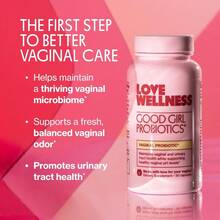 Love Wellness Good Girl Probiotics | Women's Vaginal Health & PH Balance Supplement | 9-Strain Probiotic For Urinary Tract, Yeast, Odor & Immune Support | Gluten-Free (30-Day Supply) - 30天用量(30片裝) - 查看 2