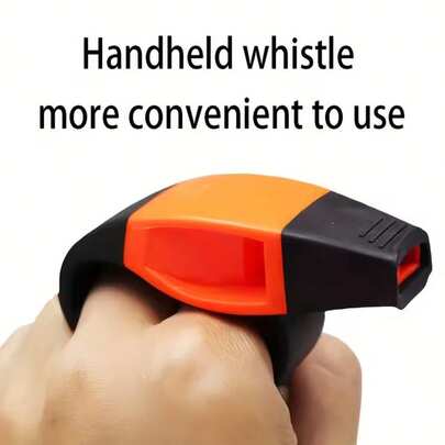 ABS材质专业裁判哨，经久耐用，便于携带，适用于篮球、足球、户外运动等。