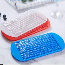 2pcs Silicone Making Tray, 160 Black Multi-Grid Mold For Summer, Ice, Food, Kitchen, Travel, Kitchen Items, Kitchen Tools, Kitchen Things. Back To School - Multicolor - View 6